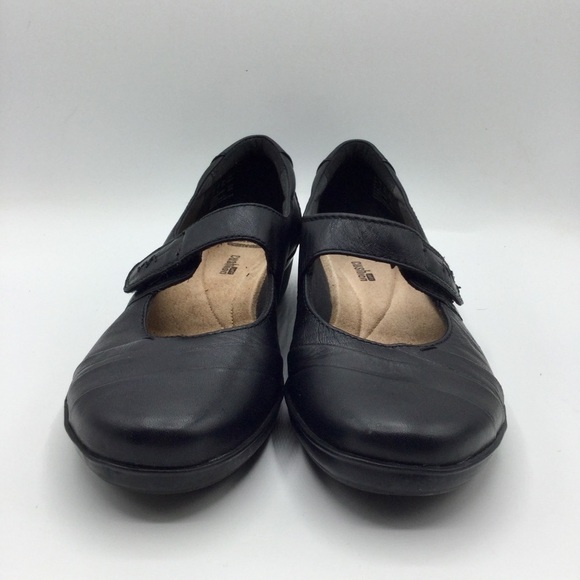 Clarks Cushion Soft Smart Shoes Everlay Kennon  Mary Jane Black Size 7 - Picture 4 of 14